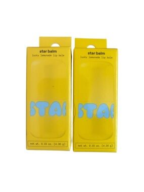 Star Balm “Lucky Lemonade” Lip Balm (2) – NEW